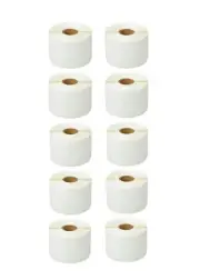 10 Rolls 2.25x1.25 Direct Thermal Shipping Labels for Zebra 2844 Eltron Rollo