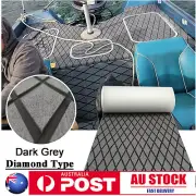 EVA Foam Boat Flooring Dark Gray Marine Sea Decking Carpet , Diamond Type Mats