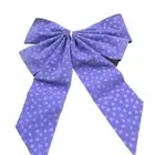 Vintage Springtime Easter Decorative Fabric Bows 10" Purple Blue Yellow 3