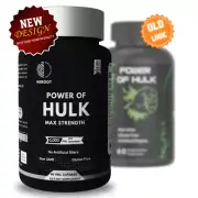 Power of Hulk 60 cap. libido support, strength, stamina, testosterone booster