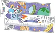 ERINGOGO Nursery Wall and Girls Height Wall Decal Pattern Removable Growth Chart Kindergarten Decor 2 Sheets