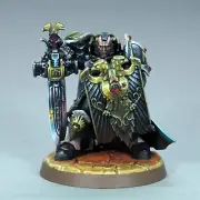 painted custodian guard shield captain miniature sentinel blade storm custodes