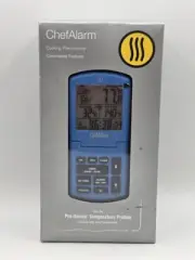 NEW In BOX ThermoWorks ChefAlarm ProSeries Cooking Thermometer BLUE TX-1100-BL
