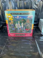 Dowdle Folk Art 500 Piece Puzzle-Imaginary Dragons New