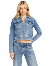 [Guess] Delya Trucker in Blue