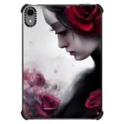 iPad mini (6th gen) iPad Impact Case Rose Goddess medieval