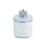 Demdaco Baby - Elegant Charms Baby's First Tooth & Haircut Keepsake Box Blue
