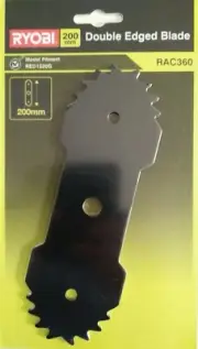 RYOBI SPARE EDGER BLADE HEAVY DUTY DOUBLE SIDED 20cm - RAC360. RED1520G HED1520