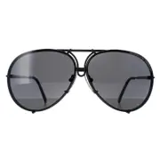 Porsche Design Sunglasses P8478 D Matte Black Dark Green & Spare Brown black/green/brown 63 mm