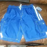 New With Tags Kanu Surf Men's Barracuda Swim Board Shorts Blue XL