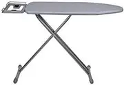 Ironing Board, Home Balcony Ironing Board 1203175CM Stainless Steel Ironing Board Space Saving Folding Ironing Table, Black/Grey Cloth Cover Ironing Boards