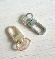 Luggage Tag Swivel Hook for Louis Vuitton Bag Charm Name Tag Clasp GOLD SILVER