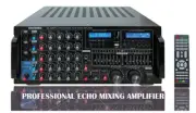 KJ/DJ Amplifier Karaoke 3000W Built HDMI-Arc, Optical, Bluetooth, USB Recording
