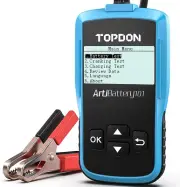 Probador de batería de automóvil AB101 de 12 V para sistemas de carga