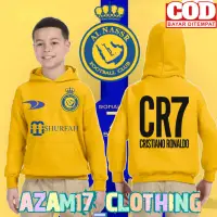 在飛比找蝦皮購物優惠-連帽衫毛衣夾克兒童 Al Nassr Cristiano R