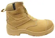 Kinggee Bennu Pro 6 Comfortable Leather Work Boots Wheat Mens - WorkWearZone