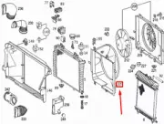 MERCEDES-BENZ E W210 Fan Shroud A2105050855 NEW GENUINE