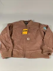 Carhartt Women's Rugged Flex Relaxed Fit Canvas Jacket, Nutmeg, Medium B8/9