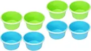 Vaguelly 8 Pcs Beach Bucket Sandbox Toy Sand Castle Bucket Kit Water Bucket Beach Toys Water Pails Beach Sand Toys Pool Bucket Toy Travel Beach Toys Kit Ice Buckets Bait Bucket or