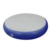 Powertrain 1m Air Track Spot Round Inflatable Tumbling Mat (Dark Blue)