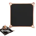 Square Fire Pit Mat, Grilling Fireproof Pad High Temperature-Resistant
