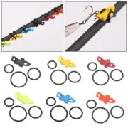 1 Set Bait Fishing Hook Holder Protective Cushion Rod, Fishing Bait Hanger N8G3