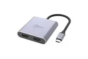 Cruxtec USB-C to Dual HDMI 4K Adapter (CT2H-4K-SG)