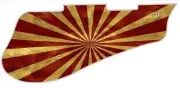 Pickguard Pick Guard 5120 Graphical Graphic Guitar Big Top Peak