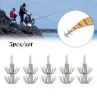 Double layer Glow in Dark Plastic Baits Octopus Squid Lure Hooks Umbrella hook