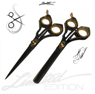 6.5" Professional Hair Cutting Scissors Thinning Barber Salons Shears Set Kit