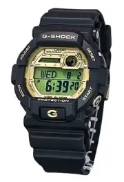 Casio G-Shock 10th Anniversary Digital Gold Dial Quartz GD-350GB-1 Mens Watch
