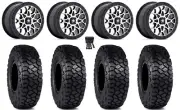 MSA Portal Beadlock 15" Wheels Machined 30" Intersect Tires Textron Wildcat XX