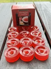 Yankee Candle Guava Coconut Fusion Tea Light Candles set of 12 in Box