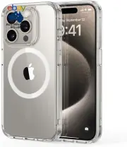 for Iphone 15 Pro Case, Compatible with Magsafe, Military-Grade Protection, Yell