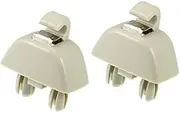 Yurefax 2pcs Sun Visor Support Clip Retainer 4F0857561 6R0857561Y20 Beige Car Sun Visor Clip(Beige)