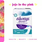 [FREE SHIPPING] ALWAYS DISCREET 12 Pads Normal Bladder Leak Protection