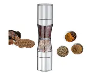 Salt And Pepper Grinder Set, 2 In 1, With Adjustable Coarse Mill,Style 2