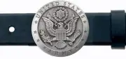 Heritage Pewter US Army Belt Buckle w/Gift Box Circle