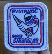 EVINRUDE Super Strangler Auto Collectors Embroidered Sew On Patch