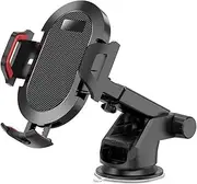 Sucker Car Phone Holder Mobile Phone Holder Stand in Car No Magnetic Mount Support(Red)
