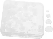 [CONGARTENO] 200pcs Soft Silicone Earring Comfort Pads Clear Disc Stabilizer Pads Anti-pain Screw Back Earring Cushions Accessories for Ears Jewelry Protection