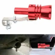 1* Turbo Sound Noise Exhaust Pipe Muffler Whistle Off Valve BOV Simulator red (for: Renault)