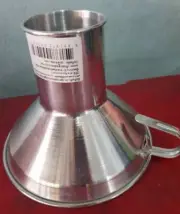 5.75in Large Funnel Cone Aluminum for Filling Filtering Measuring Hot/Cold Food