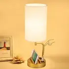 Touch Control USB Table Lamp Upgraded 3-Way Dimmable Bedside Desk Lamp with U...