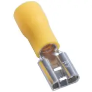 100Pcs 24A Insulated 12-10AWG Female Spade Terminal Crimp Wire Connectors1230