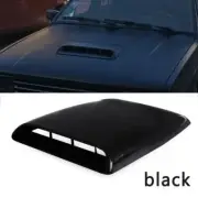 Car Decorative Air Flow Intake Hood Scoop Vent Bonnet Cover Trim Black Universal