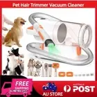 Multi-Function Pet Hair Trimmer Vacuum Cleaner Grooming Kit Portable Handheld AU