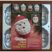 NEW Wilton Mini Santa Cake Pan 1983