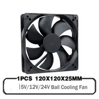 在飛比找蝦皮購物優惠-DC 5V 12V 24V 120mm Cooling Fa