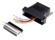 RS Pro 25 Way D-sub Female Adapter, Unshielded - DA25-SMJ8-K